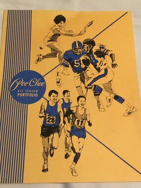 2008 Pee Chee School Folders - 2 folders Yellow Blue